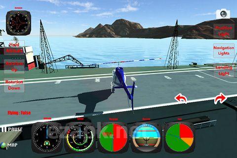 Helicopter: Flight simulator 3D