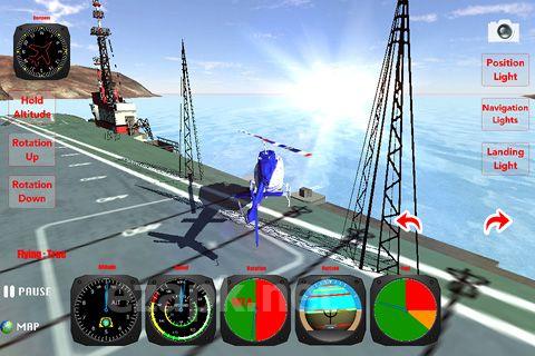 Helicopter: Flight simulator 3D