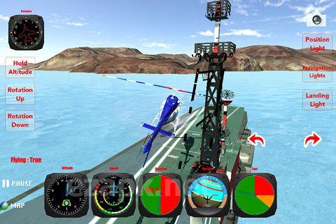 Helicopter: Flight simulator 3D