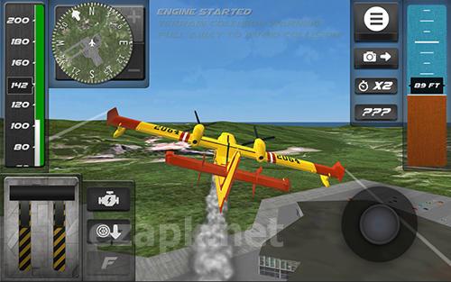 Airplane flight simulator 2017