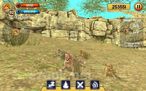 Wild cheetah sim 3D