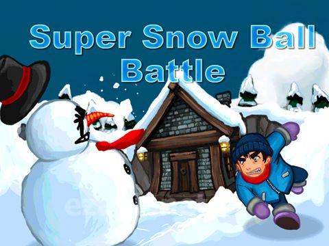 Super snow ball battle