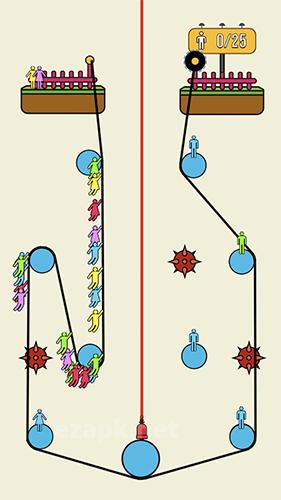 Rope rescue: Unique puzzle