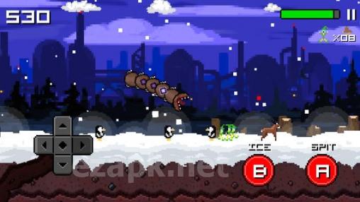 Super mega worm vs. Santa: saga