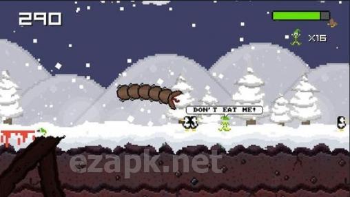 Super mega worm vs. Santa: saga