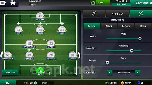 Soccer manager 2019