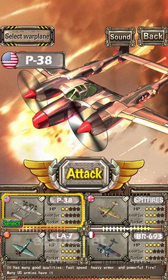 Lighting fighter raid: Air fighter war 1949