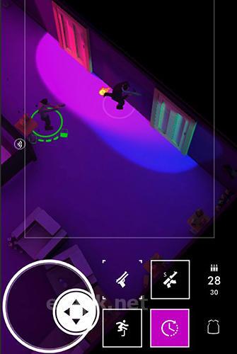 Neon noir: Mobile arcade shooter