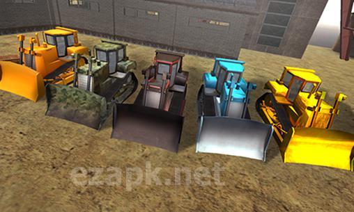 Bulldozer driving 3d: Hill mania