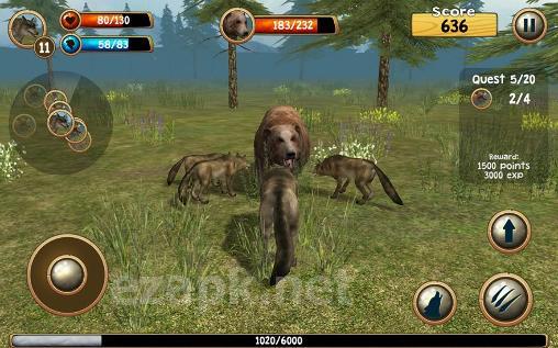 Wild wolf simulator 3D