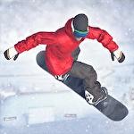 Just snowboarding: Freestyle snowboard action