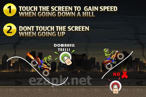 Angry zombies: Bike race