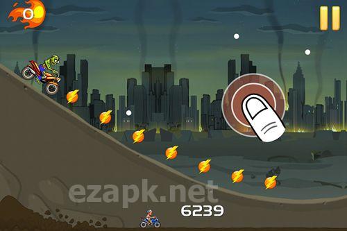 Angry zombies: Bike race