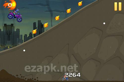 Angry zombies: Bike race