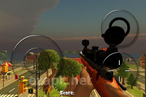 Zombie town: Sniper shooting