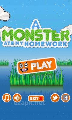 A Monster Ate My Homework