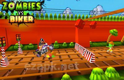 Zombies vs Biker (3D Bike racing games)