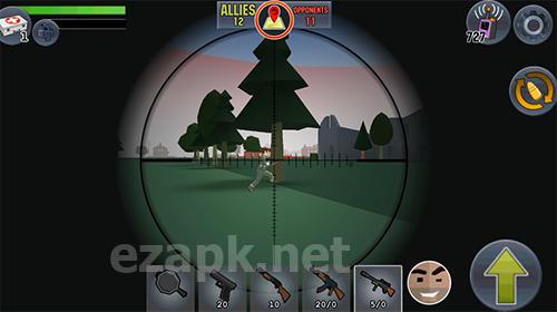 Battle royale FPS survival