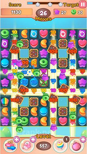 Fruit candy blast match 3: Sweet cookie mania