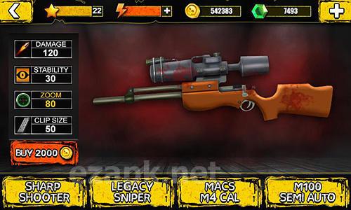 Halloween sniper: Scary zombies