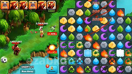 Puzzle clash: A match 3 RPG