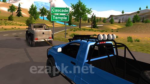 6x6 offroad truck driving simulator