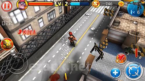 Zombie street battle