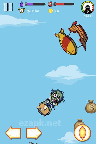 FreeZom: Flying adventure of zombie