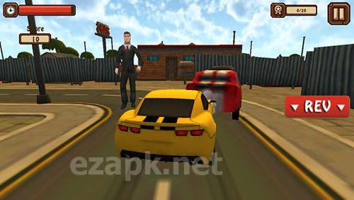 Classic car: 3D city smash