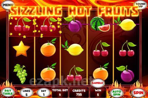 Sizzling hot fruits slot