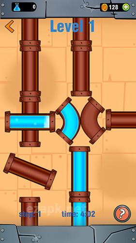 Pipe line connect: Water plumber puzzle game