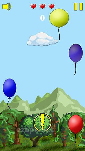 Cloud vs. balloons: Light