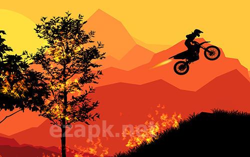 Sunset bike racer: Motocross
