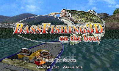 Bass Fishing 3D on the Boat