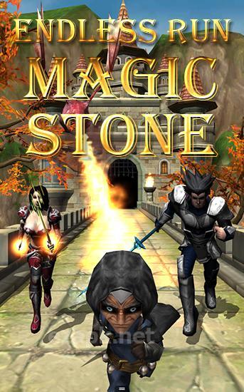 Endless run: Magic stone