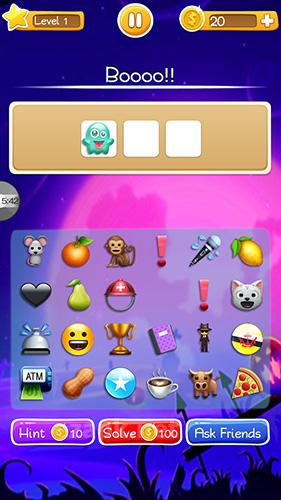 Words to emojis: Fun emoji guessing quiz game