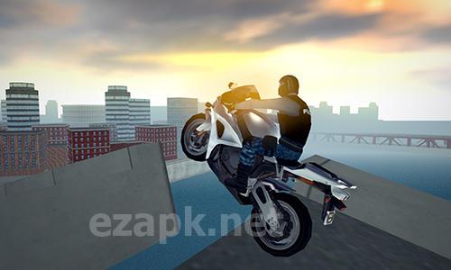 Police motorcycle crime sim