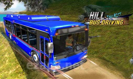 Hill tourist bus driving