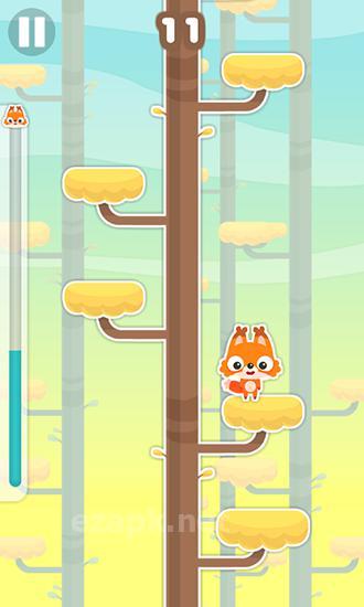 Jumping fox: Climb that tree!