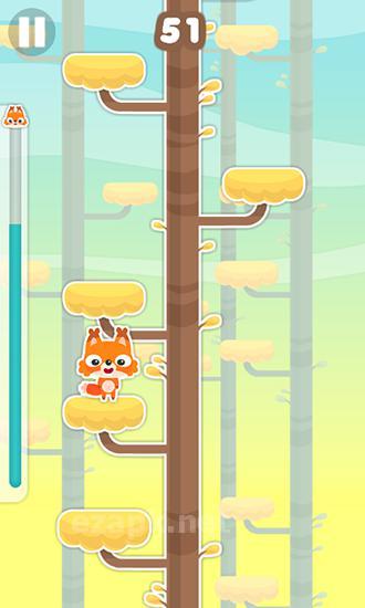 Jumping fox: Climb that tree!