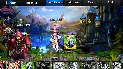 Hero legion online: 3D real time tactical MMO RPG