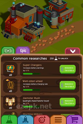 Tiny hamsters: Idle clicker