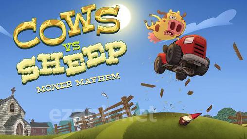 Cows vs sheep: Mower mayhem