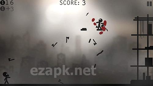 Knife attacks: Stickman battle