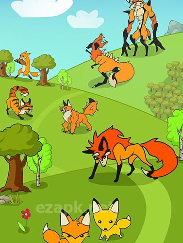 Angry fox evolution: Idle cute clicker tap game