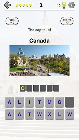 All world capitals: City quiz