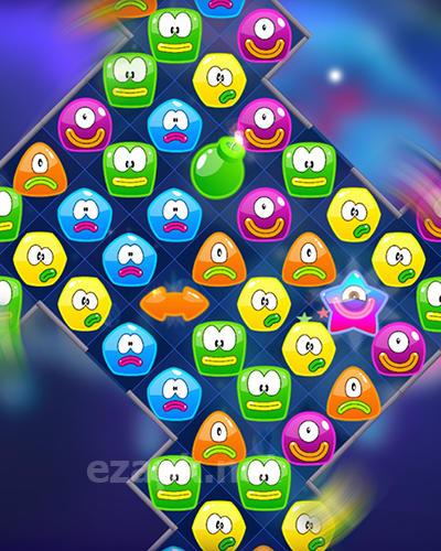 Jelly nova: Match 3 space puzzle