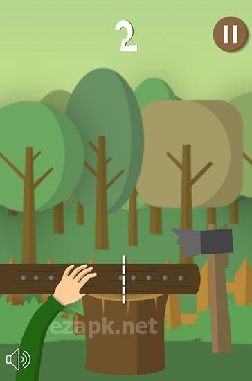 Cut the timber. Lumberjack simulator