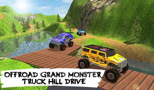 Offroad grand monster truck hill drive