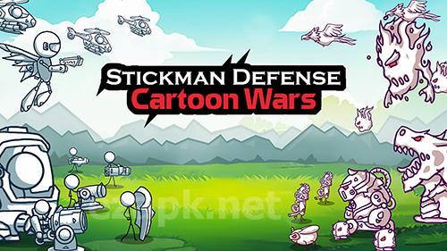 Stickman defense: Cartoon wars